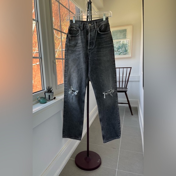 * New* Agolde mid-rise straight 90’s Jeans - Picture 2 of 4